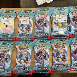 22 Pokemon Scarlet & Violet Journey Together Sleeved Booster Packs