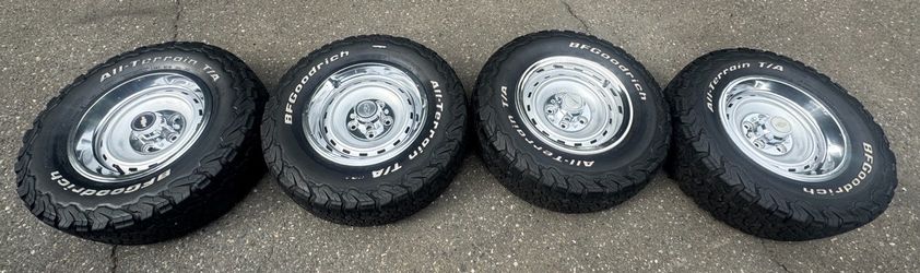 Chevy 5x5 rally wheels