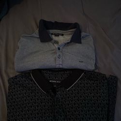 X-Large and Large michael kors polo 