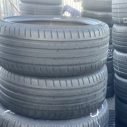 PAIR OF TIRE 215 40 18 MICHELIN 85% LIFE