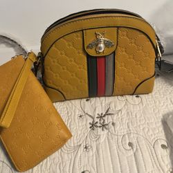 Beatfull Designer Bee Crossbody Bag in yellow