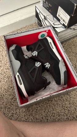Jordan 4 Canvas Black