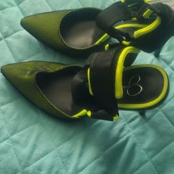 Neon Green Heels