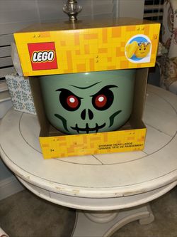 Lego Large Green Storage Head   New