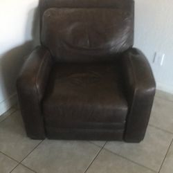Leather Recliner $150