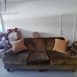 Couch : L 91" x W 45"  ( Pillows Not Included) 