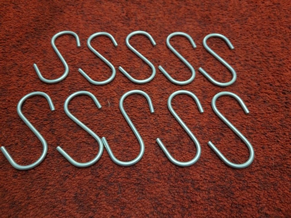 10 Pieces Giant Steel S Hooks