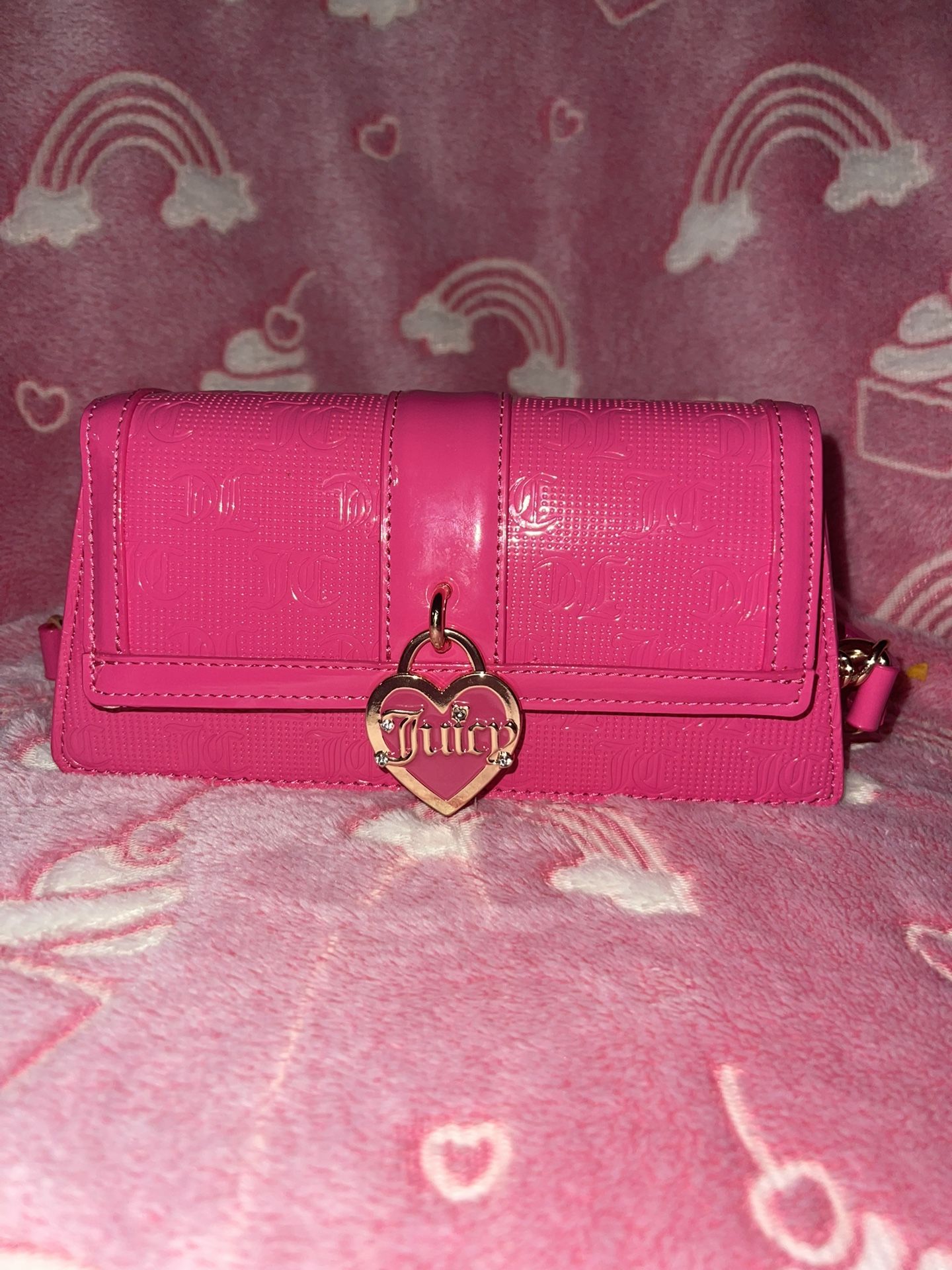 ✨JUICY COUTURE METALLIC SHOULDER BAG✨