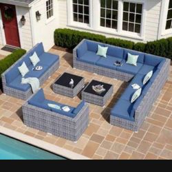 Modular Patio Sofa Set 14-piece Patio Couch Outdoor Patio Furniture Brand New 🆕🚎🚛🆕