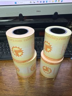 Four Rolls Official Ca Lotto Paper