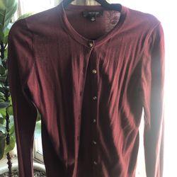 Maroon Cardigan