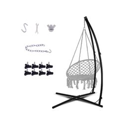 X Type Hammock Chair Stand,Heavy Duty Steel Solid Hammock Rack Stand,Adjustable Height,for Hanging Chair,Tree Tent,Loungers,Air Porch,Swings,Indoor/Ou