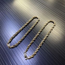 10k Gold Rope Bracelets🥶