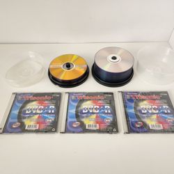 Verbatim, Maxell & Trisonic DVD's Discs


