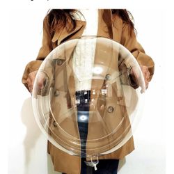 Bobo Balloons 50 Packs, 20 Inch Helium Style Transparent Bubble Clear Balloons for LED Light Up Decoration, Gifts for Christmas,Wedding,Birthday Party