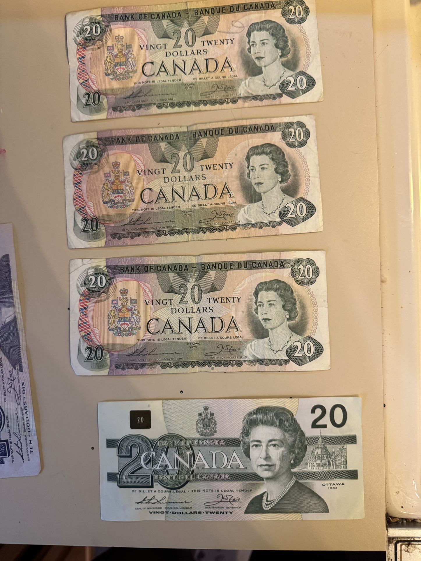 Vintage Canadian Paper Money