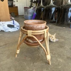 Rattan Plant Stand 