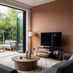 Modern Black TV Stand / Entertainment Center