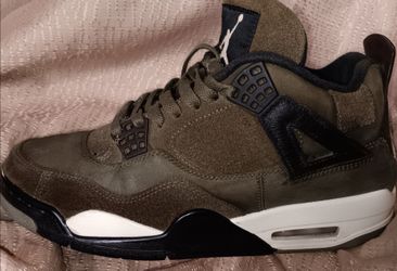 Jordan's 4 olive green