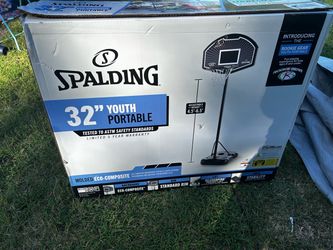 Spalding Rookie Gear 32" Youth Portable Basketball Hoop
