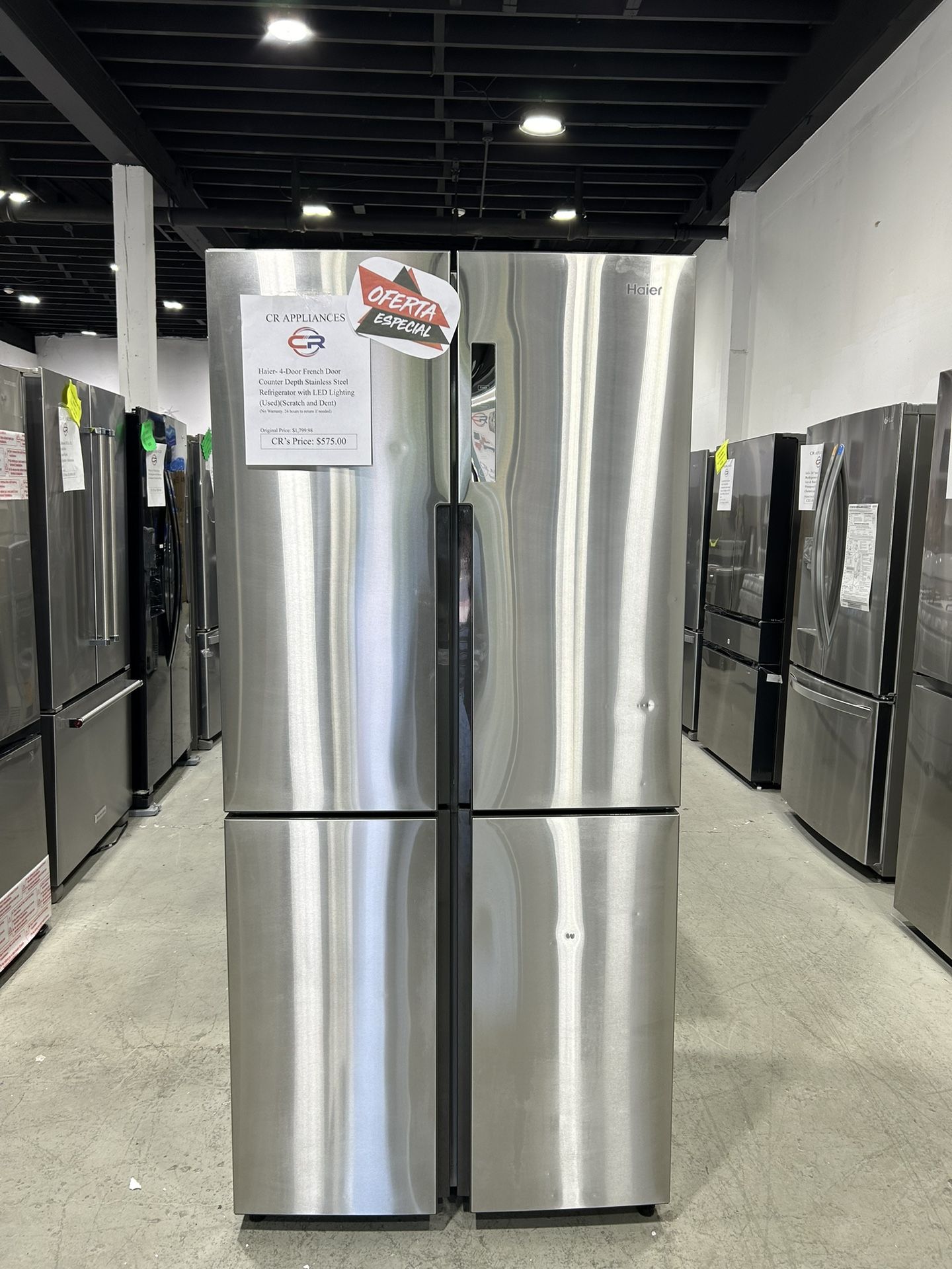 Haier Used 4 Door Stainless Steel refrigerator