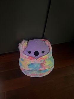 Squishmallow Koala Plush with Tie-Dye Hoodie