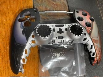 Custom PS5 Venom and Spider-Man Replacement Controller Faceplate and Touchpad