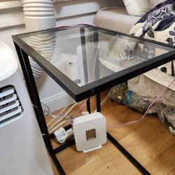 Glass Side Table