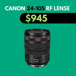 Canon RF 24-105mm f/4L IS USM Lens – Brand New, Never Used
