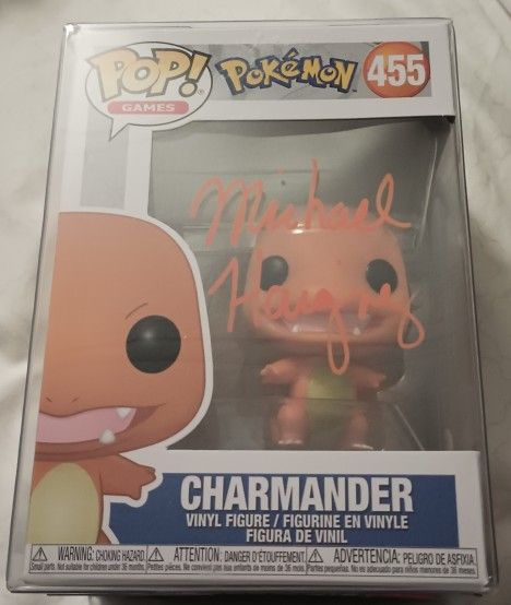 Signed Pokemon Funko Pop 