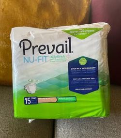NEW Prevail Nu-Fit Adult diapers XL