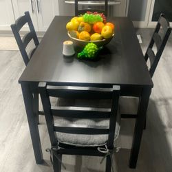 Dining Table And Baby Crib 