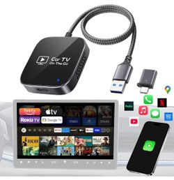 ByteWave 2-in-1 Wireless CarPlay Adapter (2025 Car TV Mate Pro) 🚗📱📺
Convert Wired CarPlay to Wireless + HDMI for Fire TV Stick