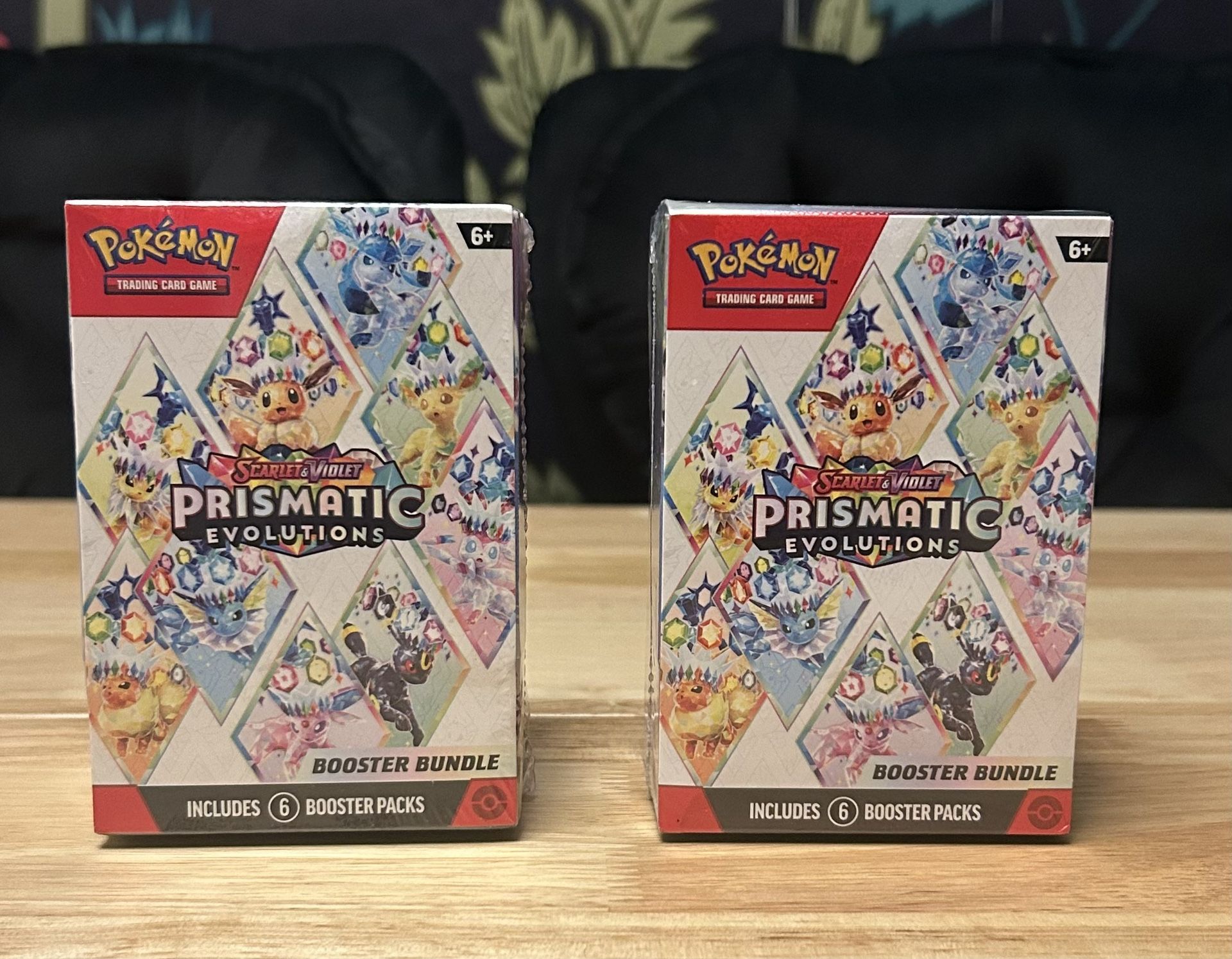 Pokemon Scarlet & Violet Prismatic Evolutions Booster Bundle