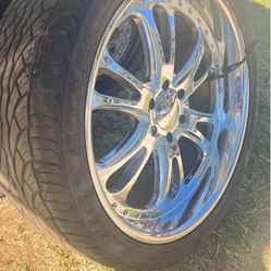 24” Rims And Tires