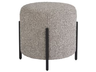 Coalesce Soft Matte Black Pouf