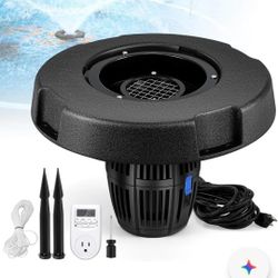 Poafamx Pond Fountain Aerator, 5000GPH Floating Fountain Pump for Large Pond,...