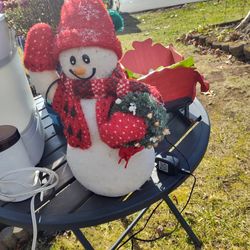 Cute Light Up Snowman