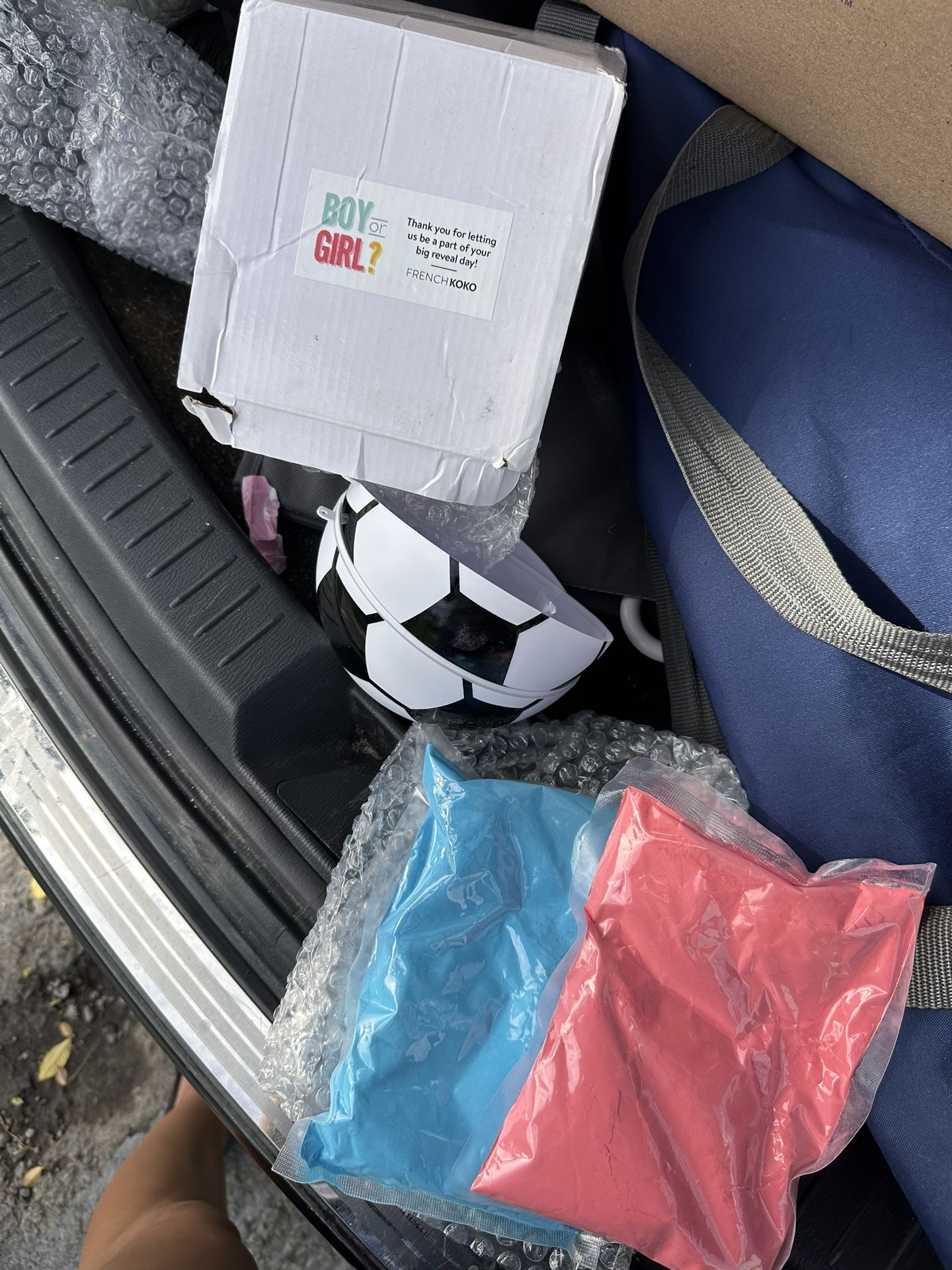 Gender Reveal Soccer Ball 
