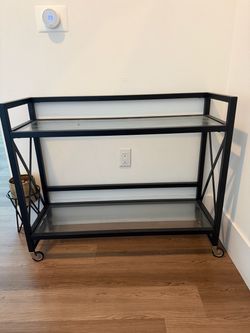 Black Bar Cart