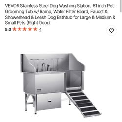 New Dog Washing Station