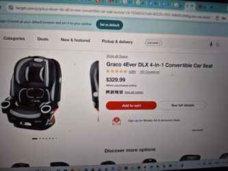 Graco Convertible Car Seat Grey Color 