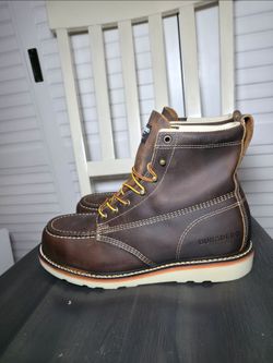 Duradero Rutland Moc Steel Toe Whiskey 2624 Men's Size 8 and 10.5