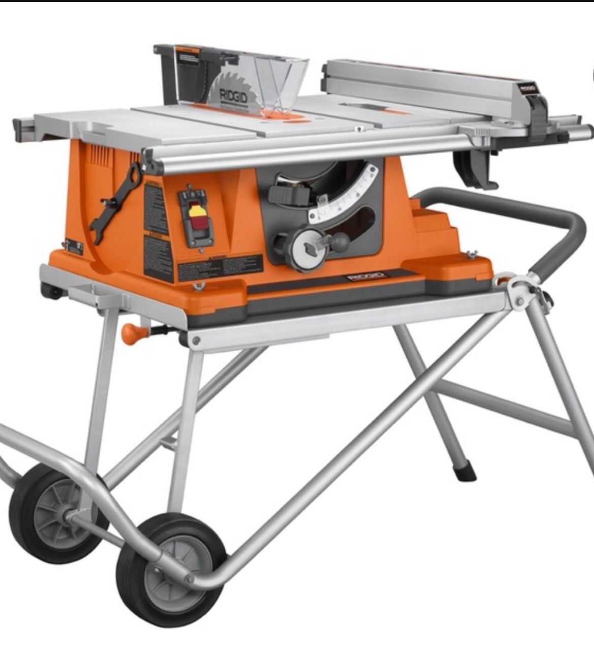 Rigid Table Saw With Stand