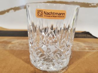 NEW Lot of 12 Nachtmann Fine Bavarian Crystal Whisky Tumblers Crystal Glass Glasses Restaurant Bar