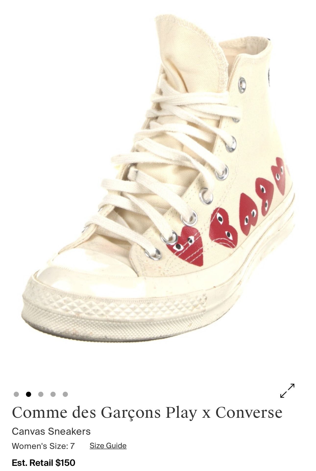 Converse X Comme de Garçons Play High Top Sneakers