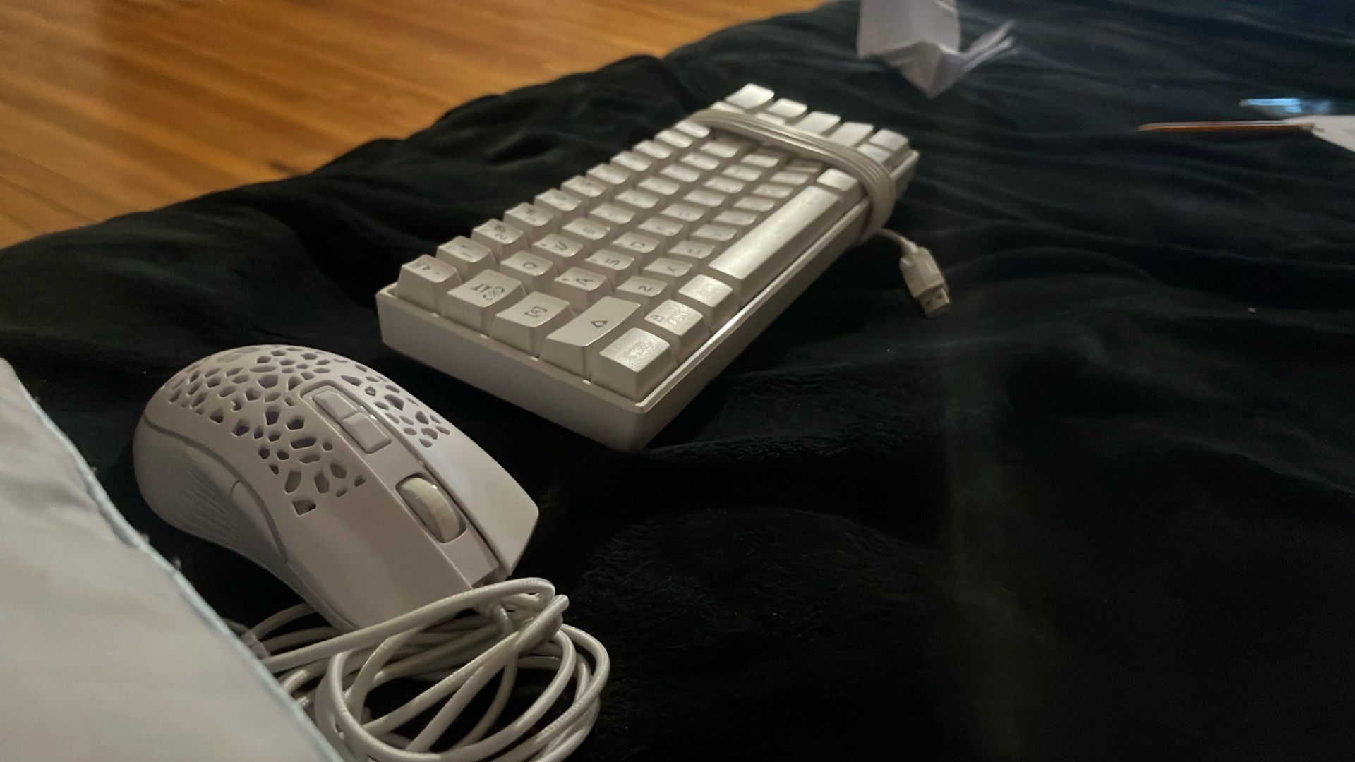 Glowing Keyboard And Mouse