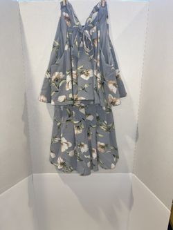 Women’s The Vintage Shop Cold Shoulder Romper - Floral Design - Size S