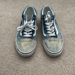 Vans - Denim White Wash Lace Up 