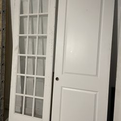 Solid 96” Doors.   $35 Each 